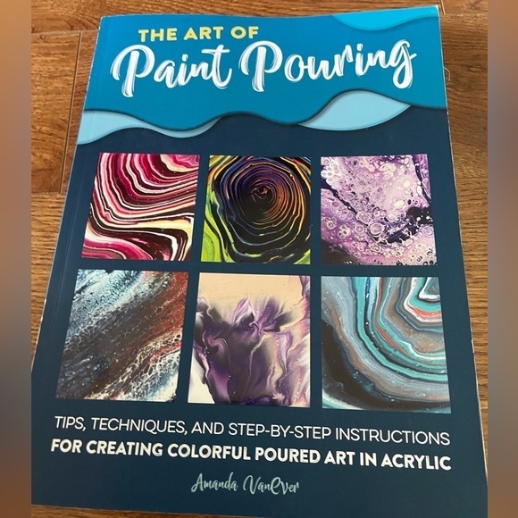 The Art of Paint Pouring paperback book - Picture 1 of 4